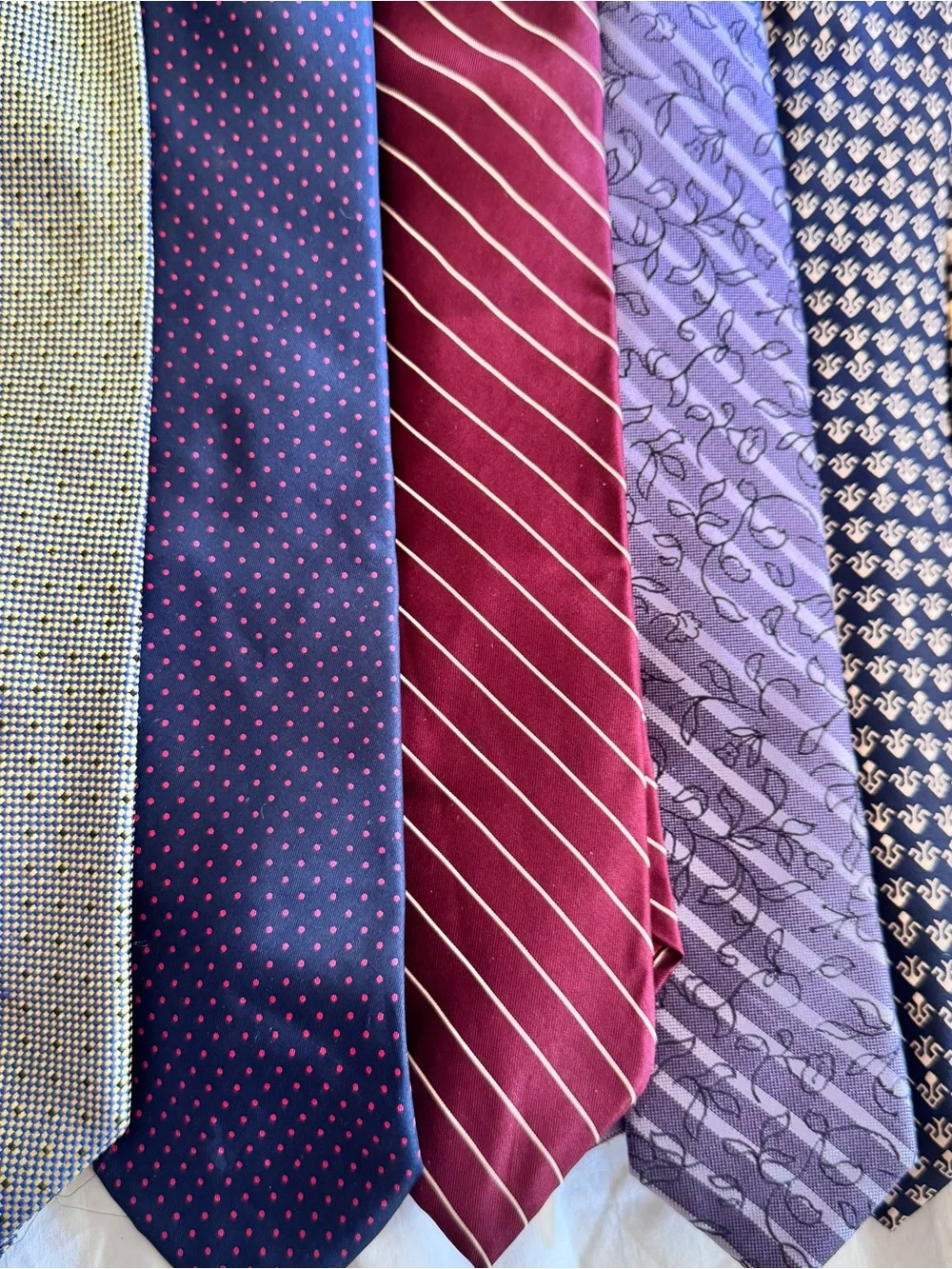Men’s Silk Ties Bundle of 8 Assorted Neckties Various Brands